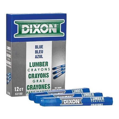 DIXON TICONDEROGA CRAYON LUMBER EXTRUDED BLUE 52100
